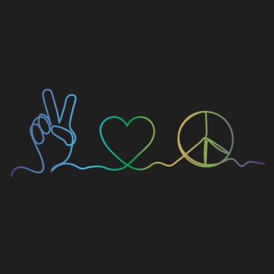 Peace & Love - KIDS Tee