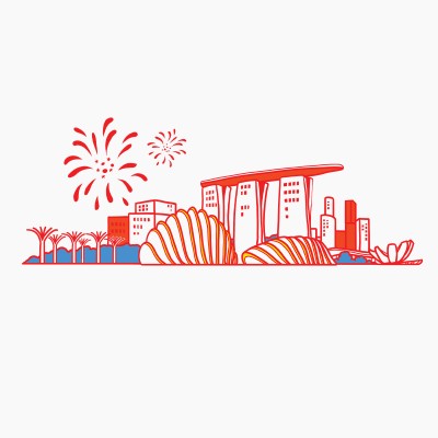 Singapore Skyline - KIDS Tee