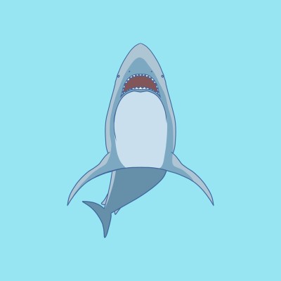 Blue Shark - KIDS Tee